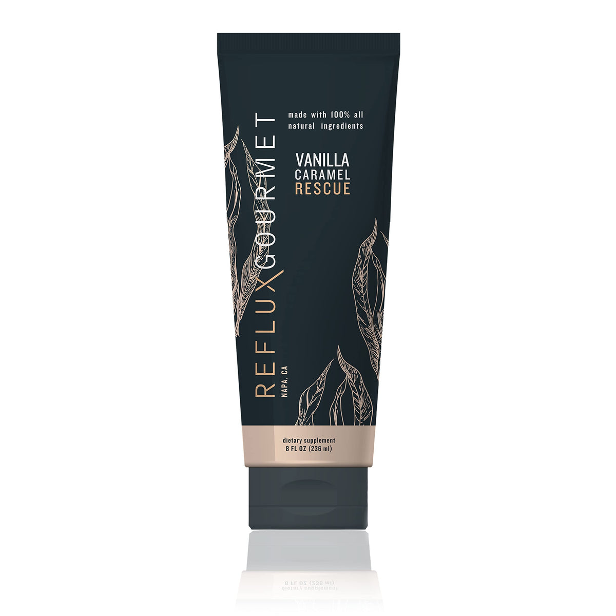 REFLUX GOURMET: botella Vanilla Caramel para consumo diario.