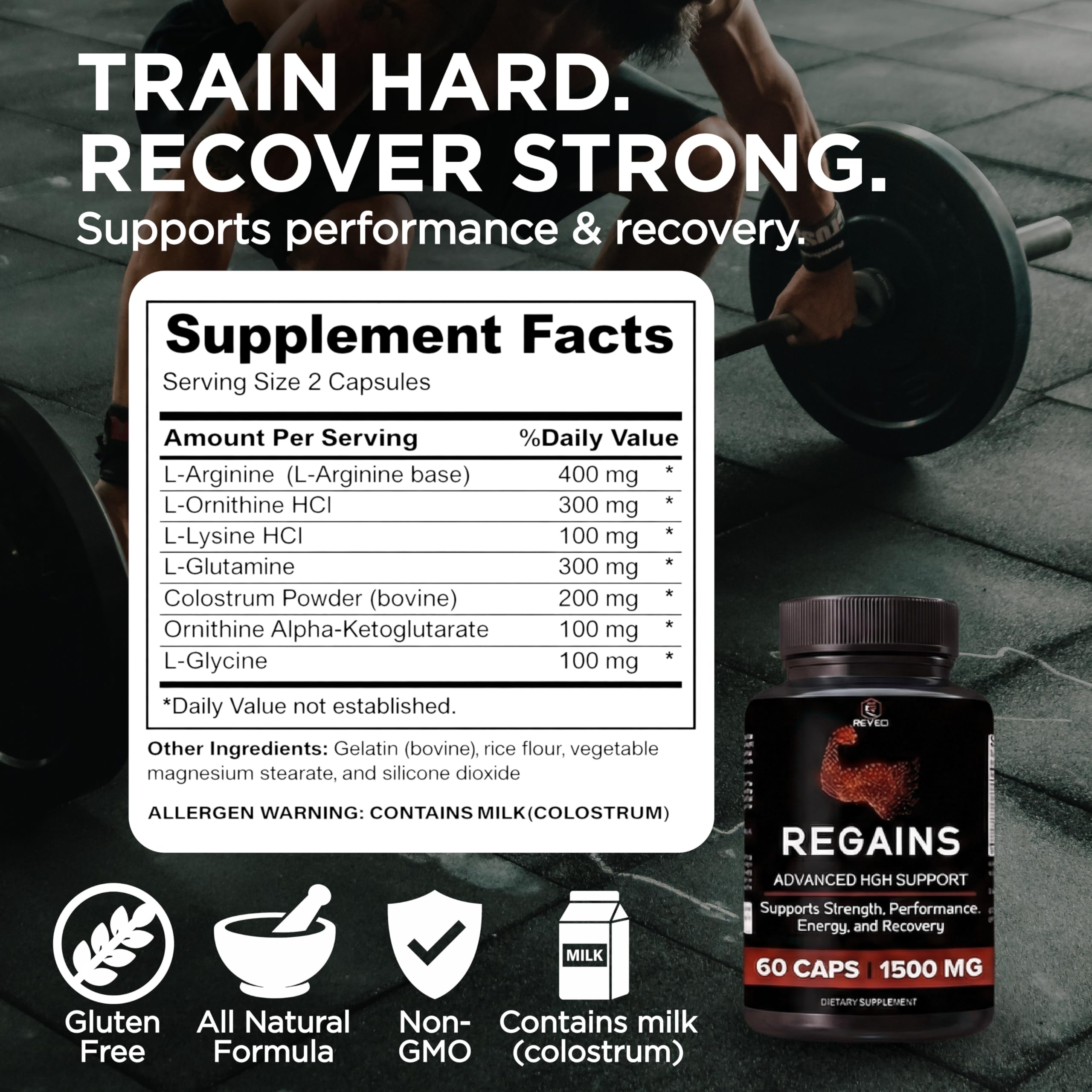 Regains para entrenamientos intensos con recuperación mejorada