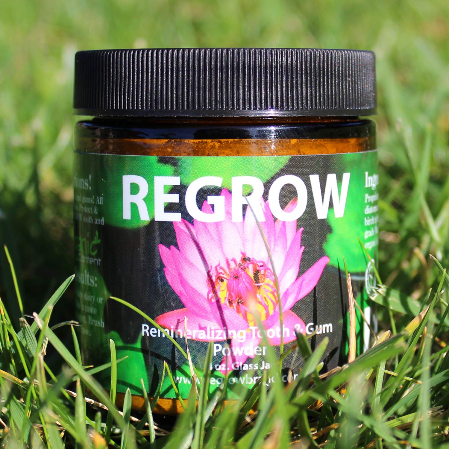 REGROW ingredientes naturales destacados para cuidado dental suave
