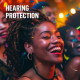 Relaxcharm protectores auditivos con tallas XS a L para ajuste personalizado y cómodo.