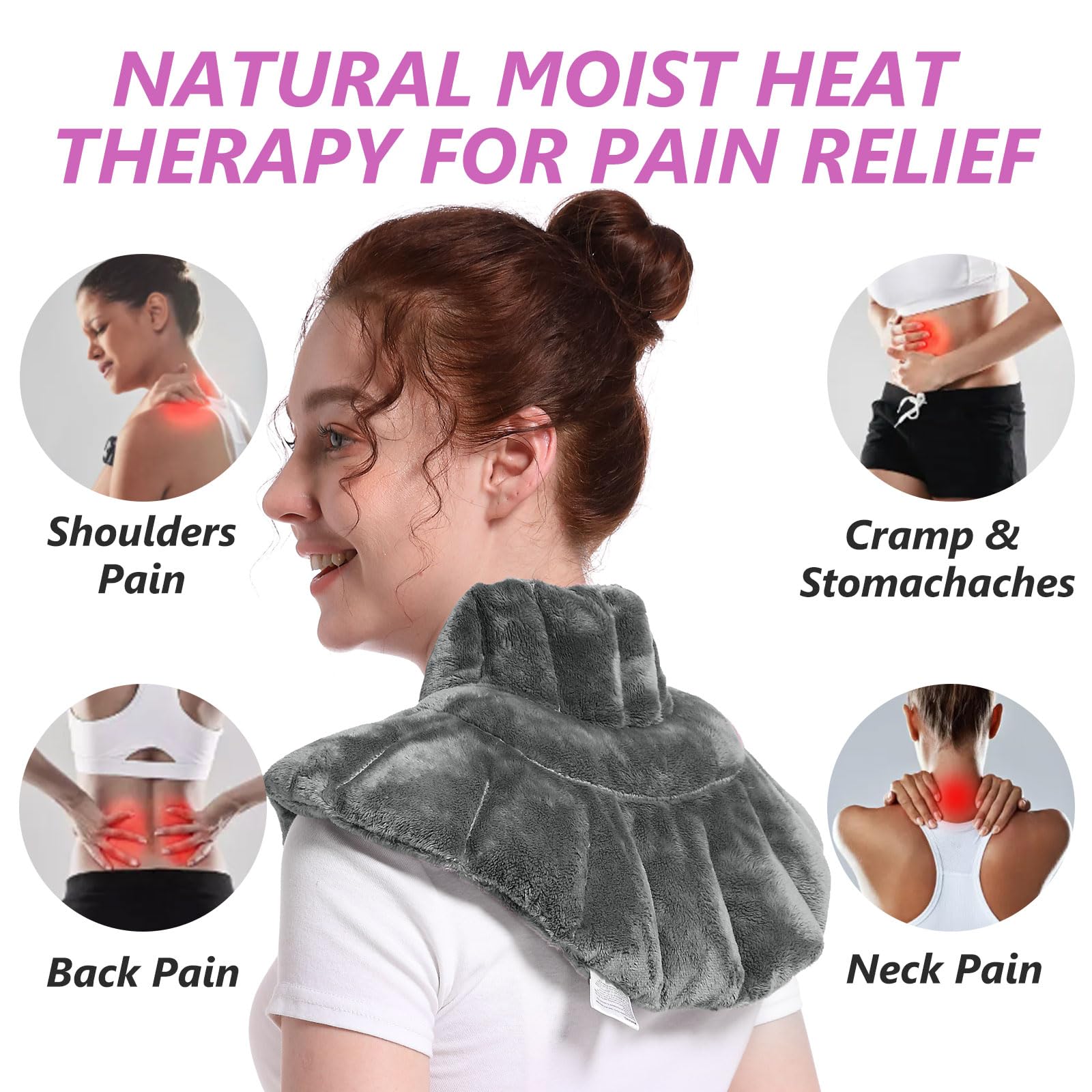 RelaxCoo diseño ergonómico mantiene contorno en cuello y hombros