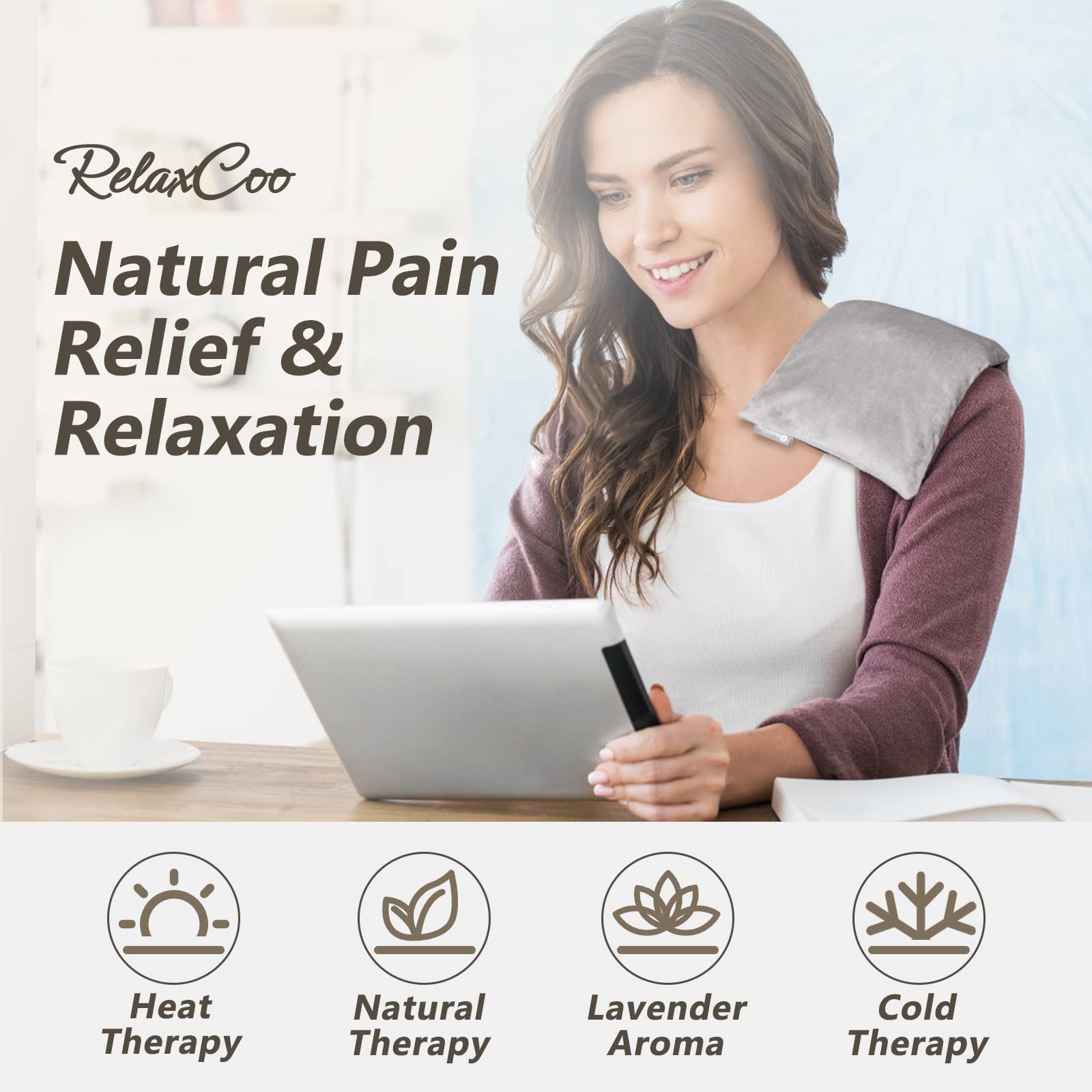 RelaxCoo calentamiento rápido en microondas en 60-70 segundos