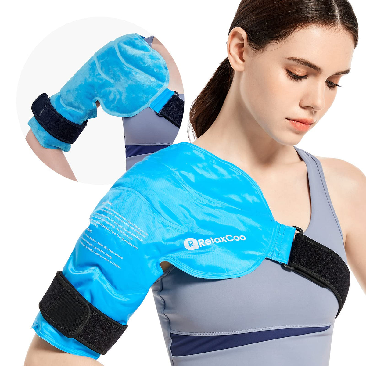 RelaxCoo compresa hombro rotador para alivio localizado del dolor