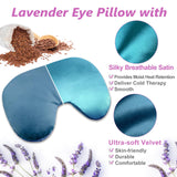 RelaxCoo relleno de linaza y lavanda para calor profundo y aroma relajante.