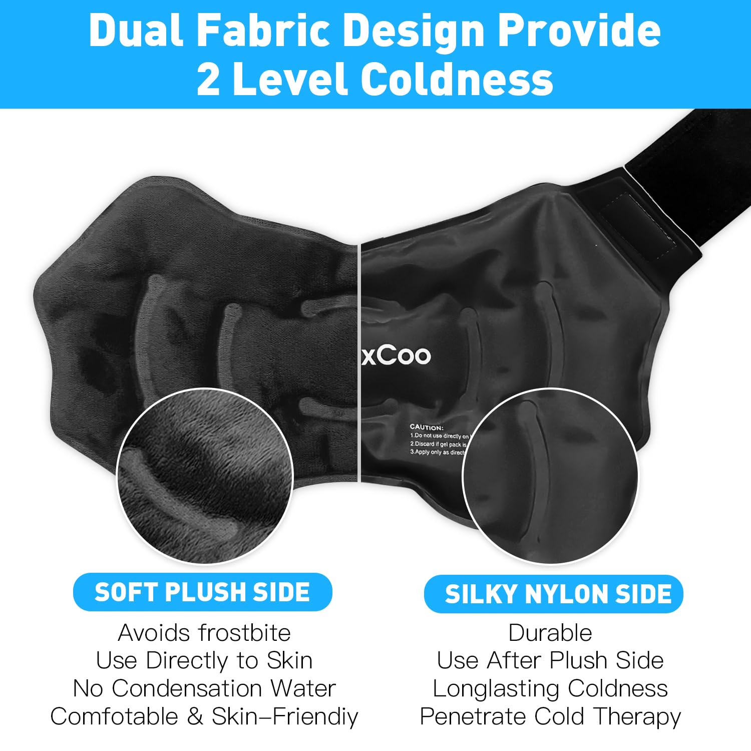RelaxCoo tobillo con ajuste universal en neopreno para mayor comodidad.