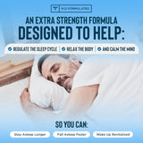 Relaxium SleepQuick Gomitas, gomitas en la mano, textura suave para la rutina nocturna