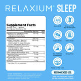 Relaxium Sleep Aid: etiqueta con ingredientes clave para el sueño