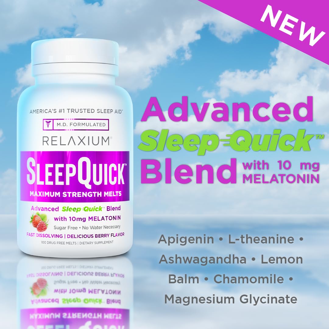 Relaxium Sleep Melts uso sin agua para dormir en cualquier lugar.