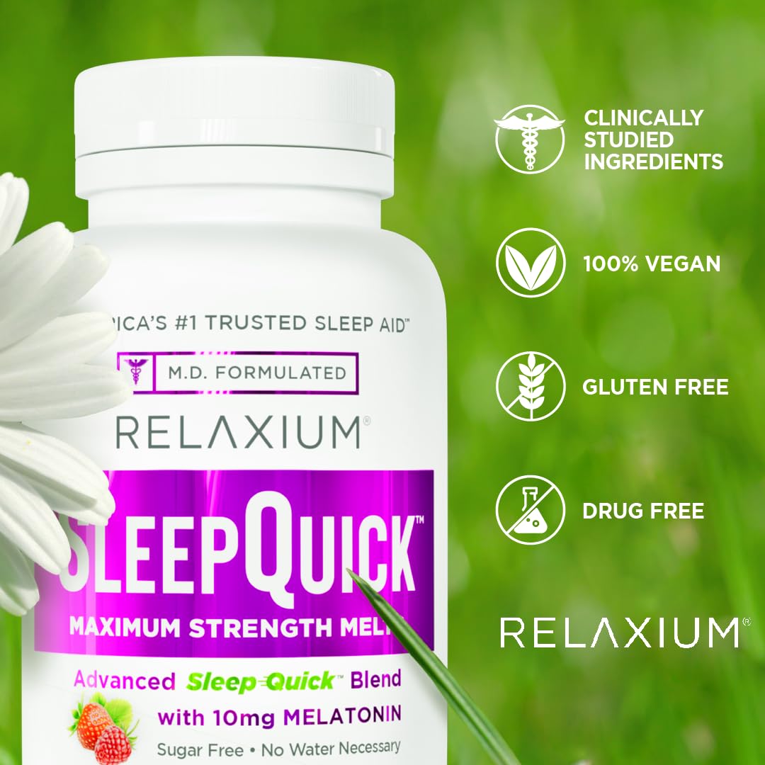Relaxium Sleep Melts vegano sin gluten opción para dieta consciente.