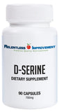 D-Serine de Relentless Improvement en bote vegetariano para uso diario.