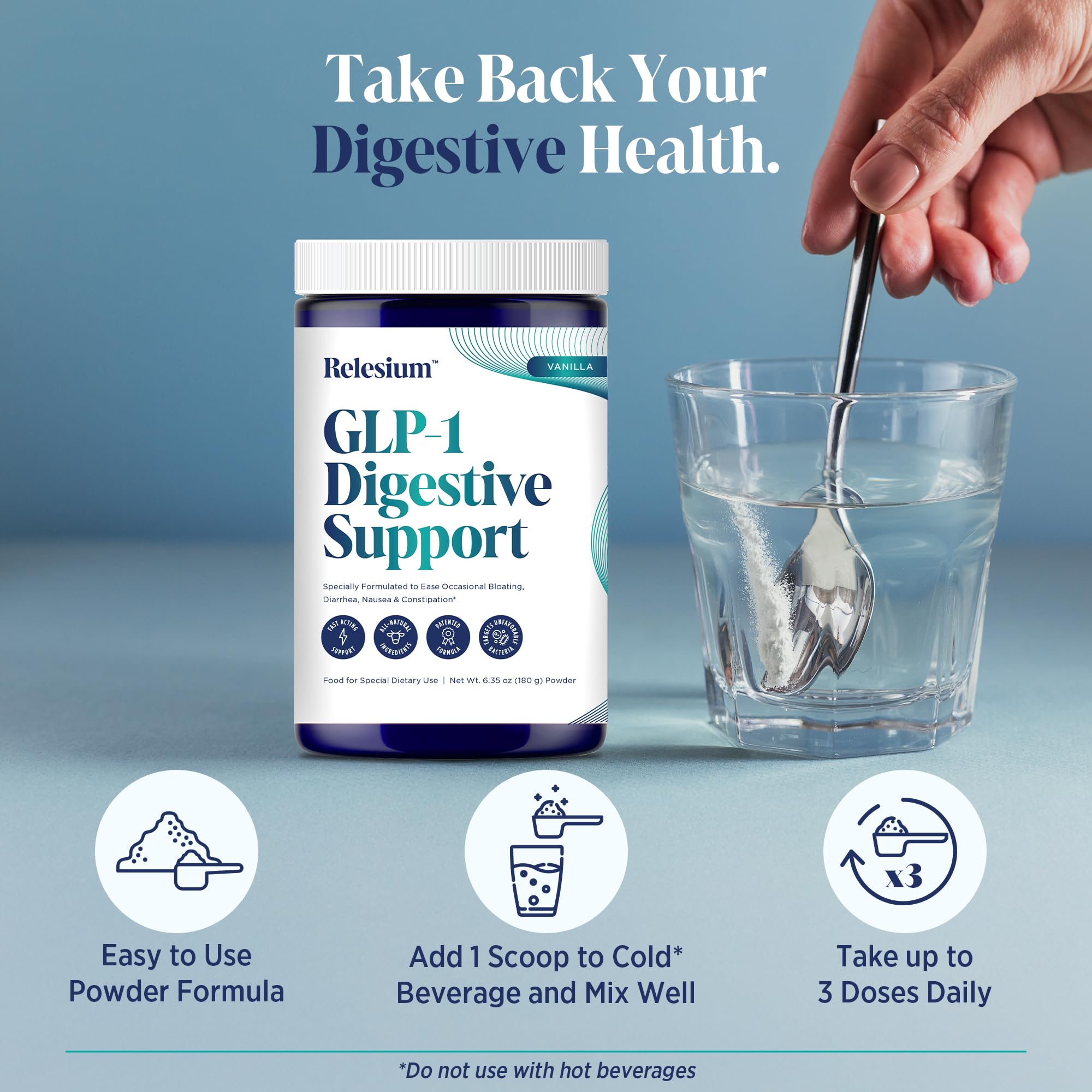 Relesium GLP-1, batido con yogur: opción práctica para la rutina.