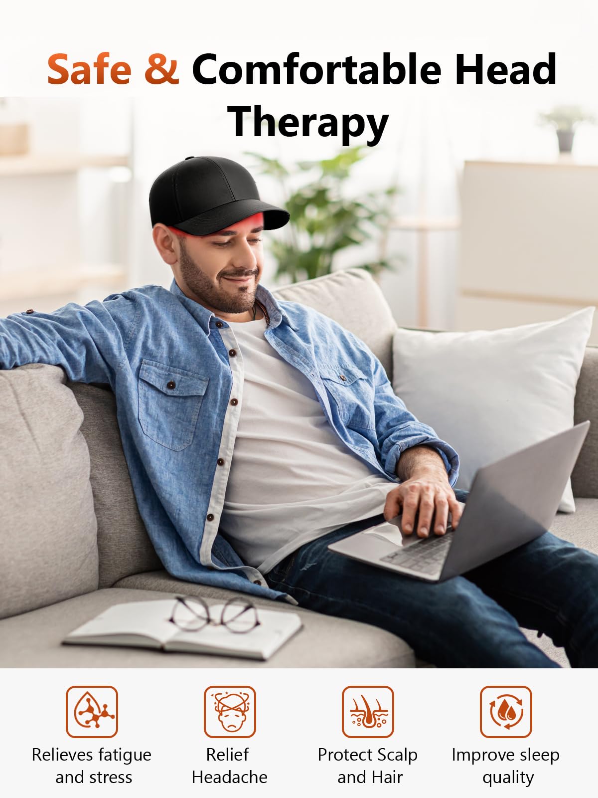Temporizador RELEXNOW para sesiones de 5 a 30 minutos.