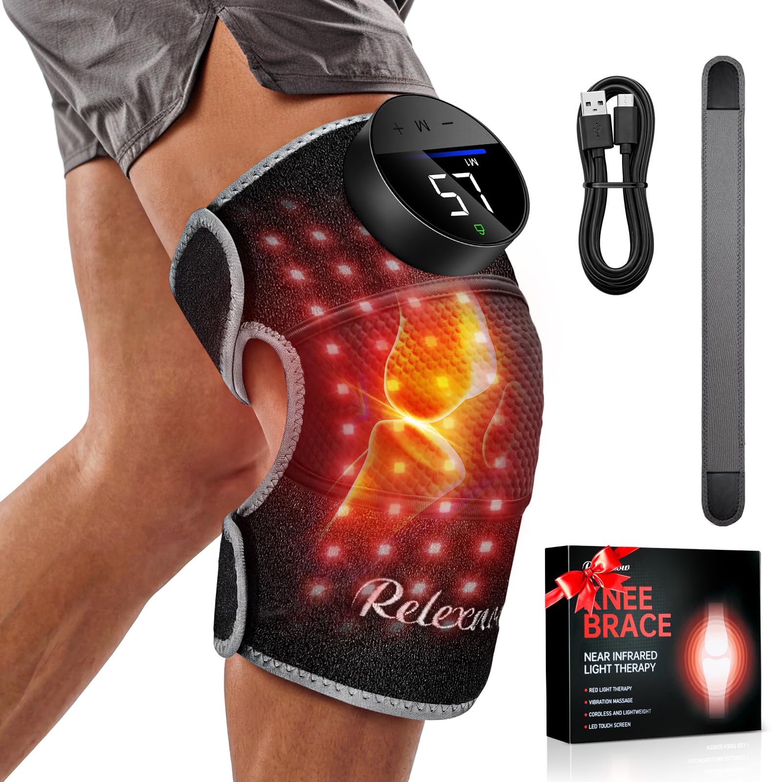RELEXNOW Rodilla: terapia de luz 660 y 850 nm para favorecer movilidad.