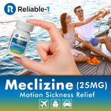 Reliable-1 Laboratories tabletas frambuesa alivio rápido para mareo en viajes