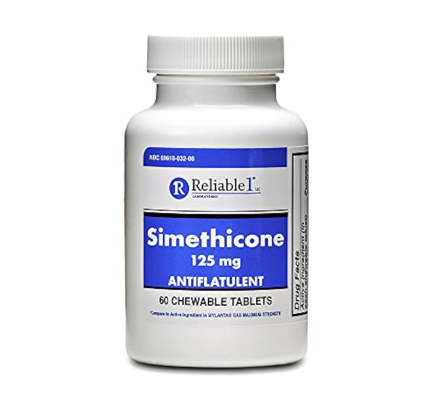 Reliable-1 Laboratories tabletas masticables uso posprandial para evitar malestar