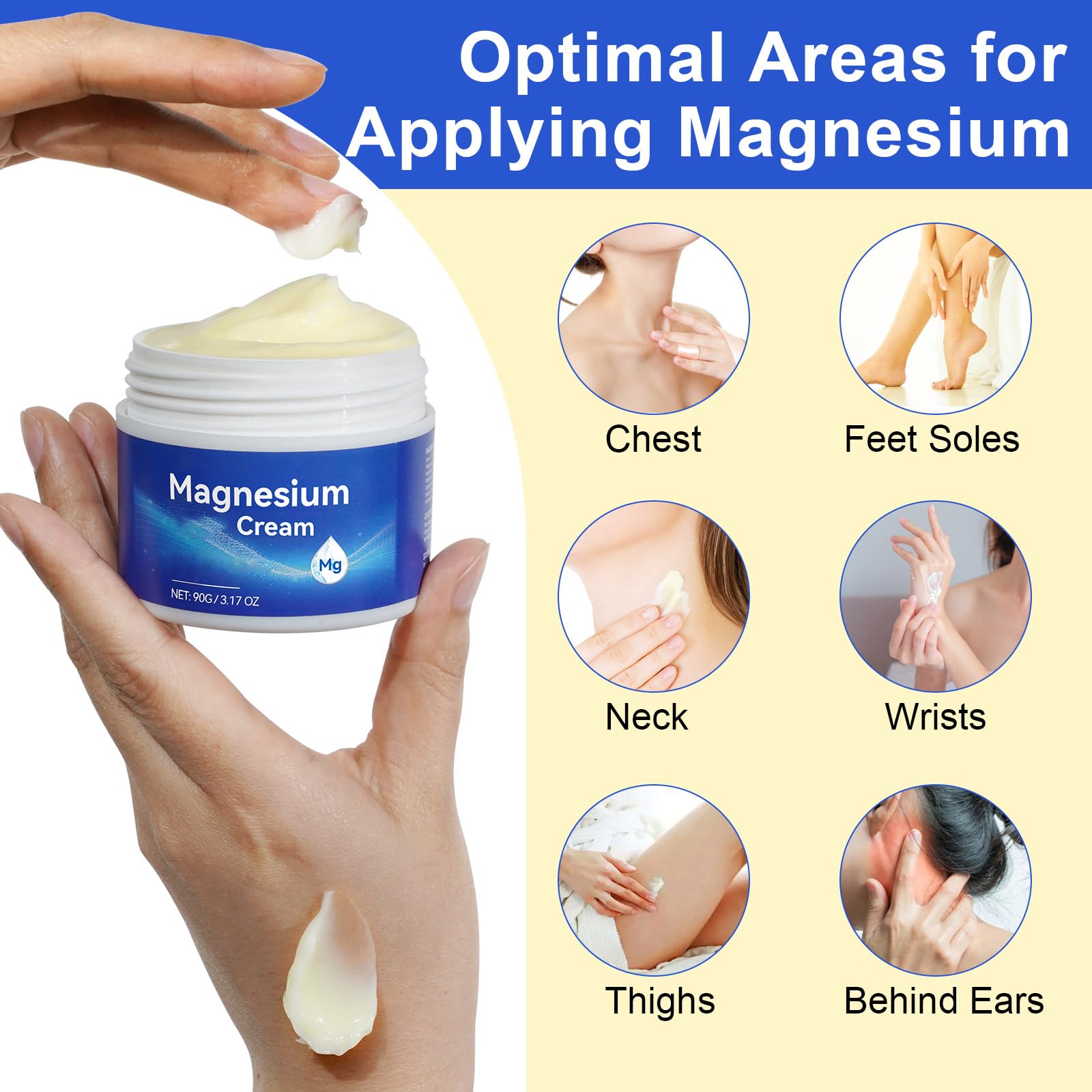 ReliCo crema magnesio ingredientes vitamina-e: nutrición profunda para la piel.