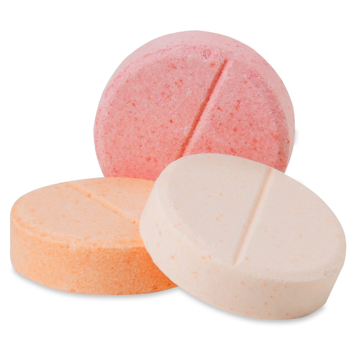 Relion tableta glucosa sabor fruta tropical, botella en primer plano, sabor agradable.