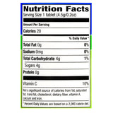 Relion tableta glucosa sabor fruta tropical, vista trasera del envase, información clara.