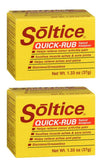Relirelia Solstice analgésico tópico, botella visible, aplicación suave