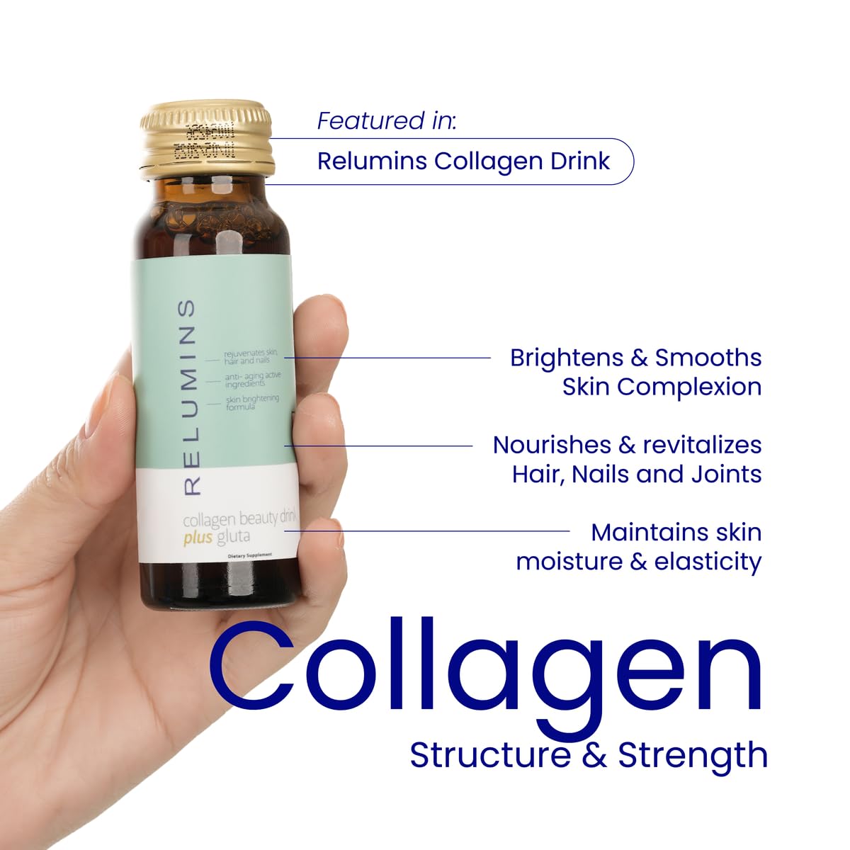 Relumins Collagen, solución sin gluten apta para diversas dietas