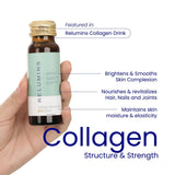 Relumins Collagen: fórmula sin gluten para ingesta cómoda.