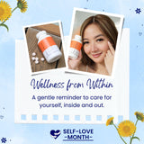 Relumins Gluta 500 con acido hialuronico ofrece hidratación suave y piel tersa.