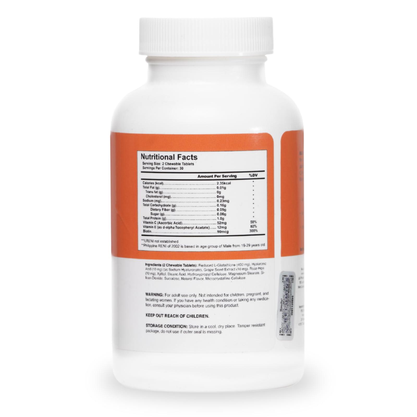 Relumins Gluta 500 hecho en EE.UU. con altos estándares de calidad.