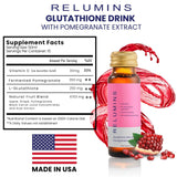 Relumins Glutathione Shots, regalo de belleza consciente en envase reciclable.