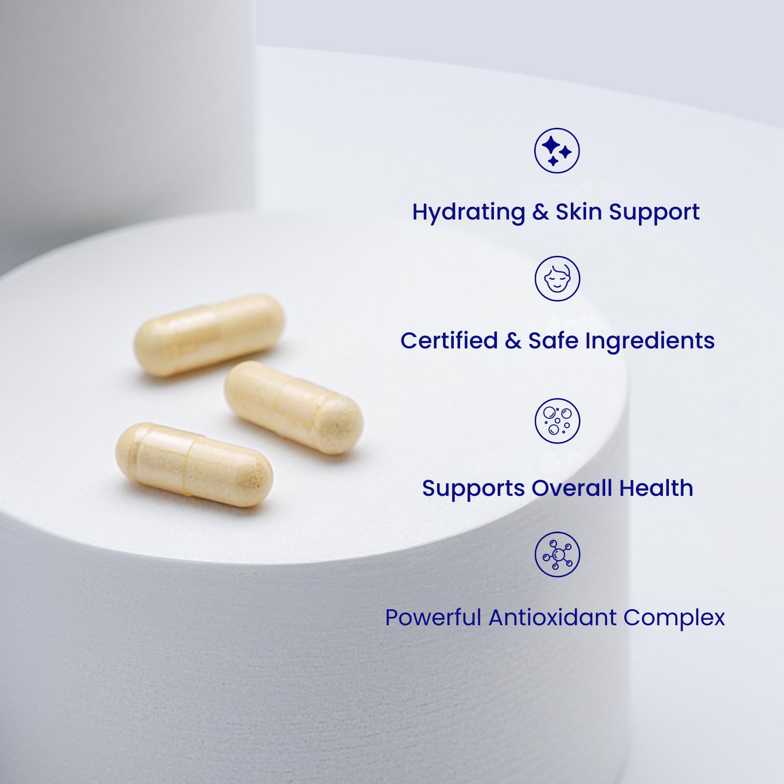 Relumins Glutatión 1650 mg – control de calidad cgmp, confianza en cada cápsula