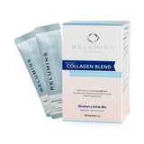 Relumins Marine Collagen, empaque de 20 sobres para uso diario.