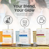 Relumins Marine Collagen piel radiante con uso diario.