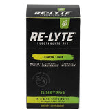 RELYTE botella de electrolitos para hidratación diaria con sabor limón-lima.