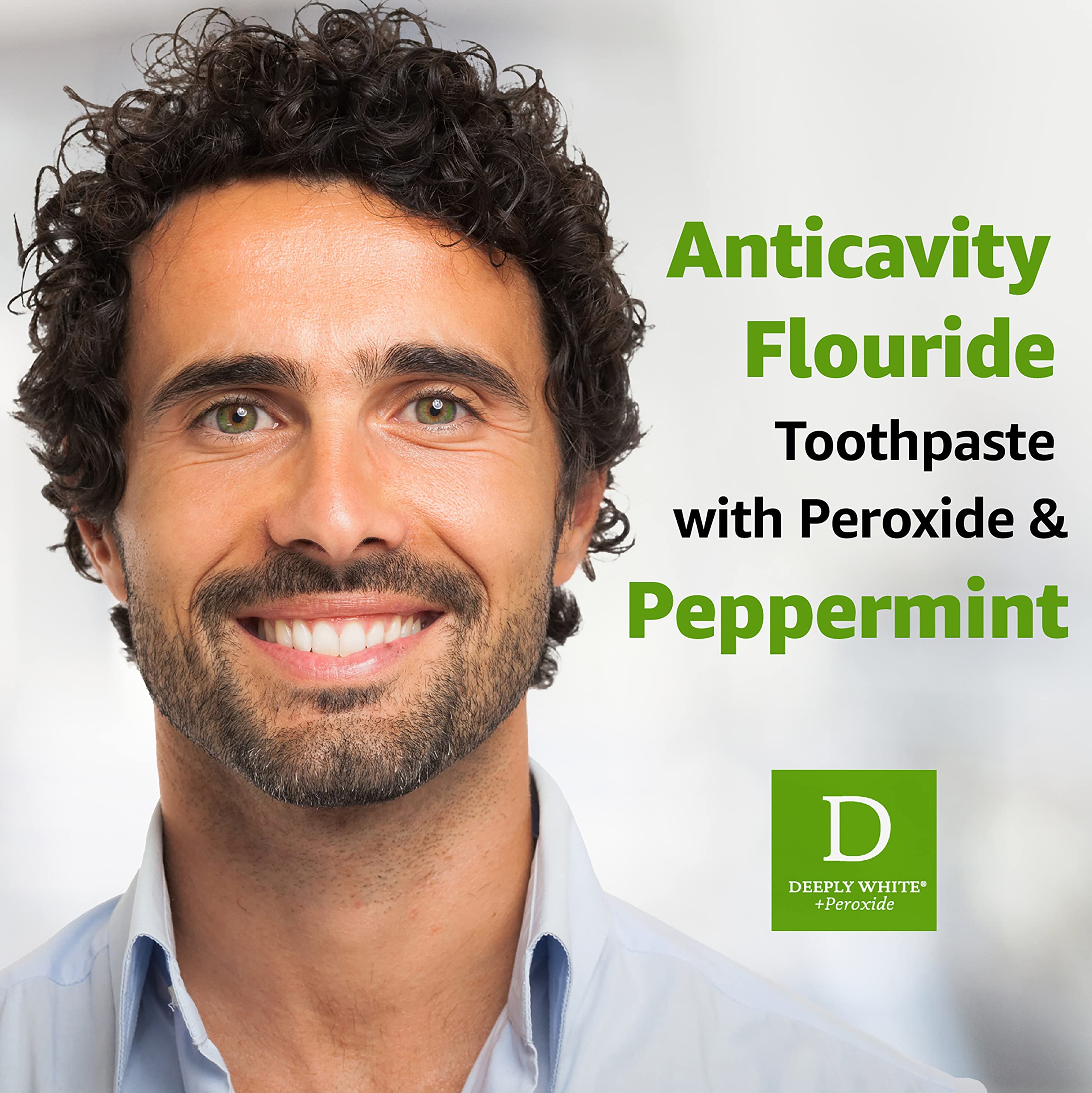 Rembrandt Deeply White con fluoruro para fortalecer el esmalte.