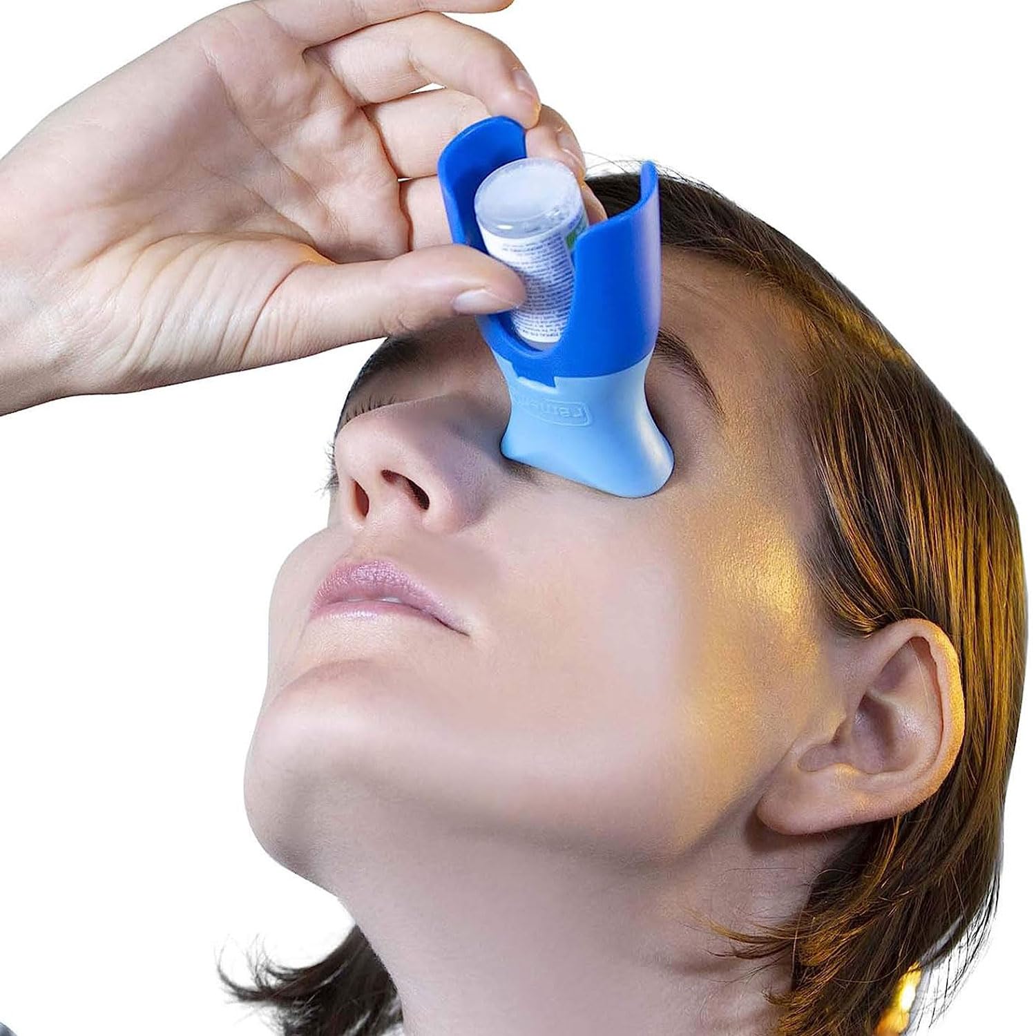 Remedic Gota Ojos con adaptador de silicona para guía precisa, reduciendo salpicaduras