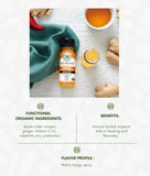 Remedy Organics Immunity Plus Shot: vertido en vaso para un impulso rápido de energía.