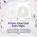 RemZzzs liner CPAP compatible con ResMed, Respironics y DeVilbiss para uso flexible.