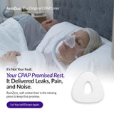 RemZzzs Liner nasal CPAP, contiene 30 liners y 2 de frente.