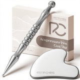 Rena Chris Pen de acupuntura manual para masajes profundos y alivio de tensión.