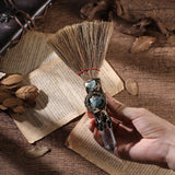 Renemego escoba equilibrio energético, ideal para yoga y meditación en casa.