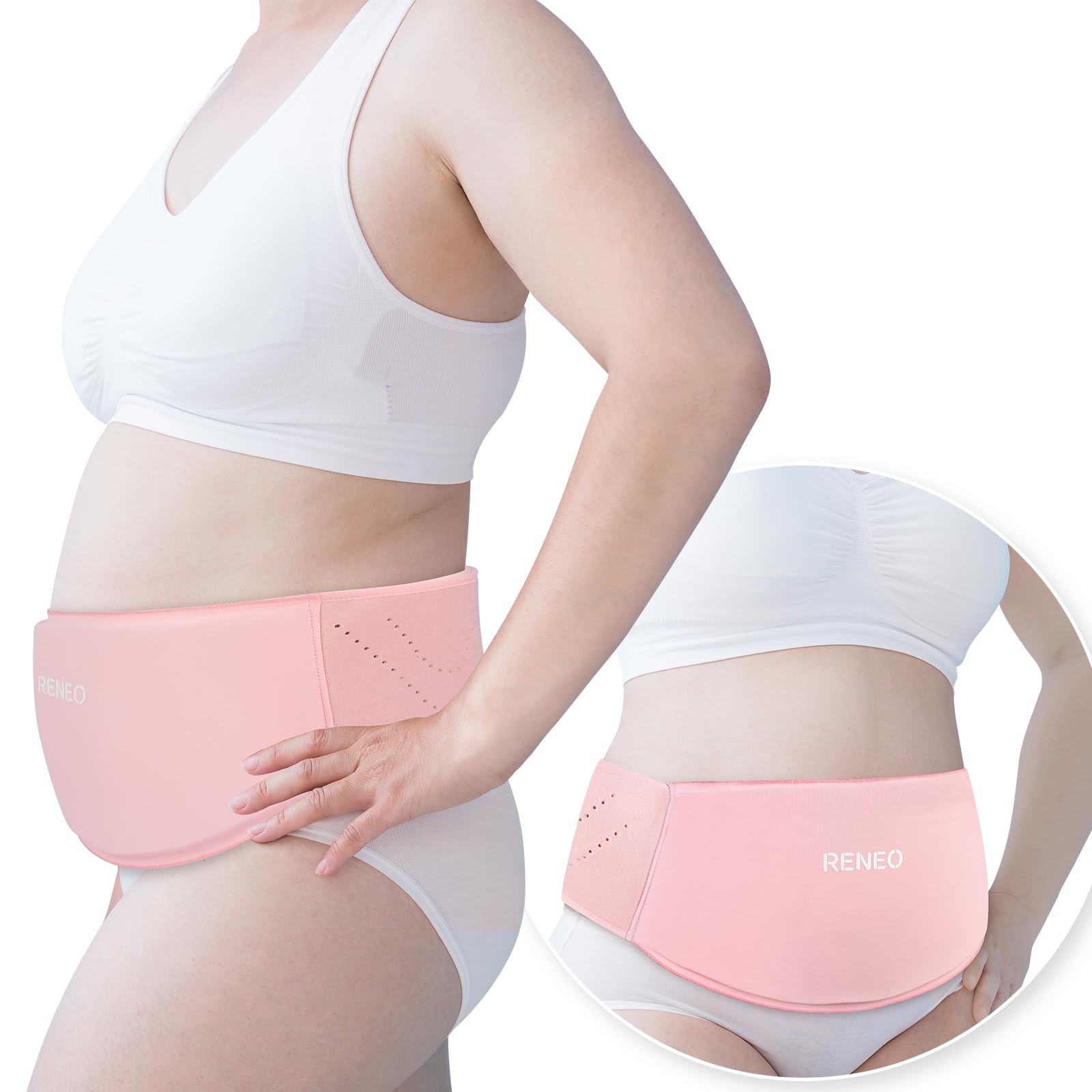 REN1EO banda cesarea abdomen, soporte suave para la recuperación diaria
