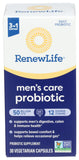 Renew Life Probiotico para hombres, botella lista para uso diario.