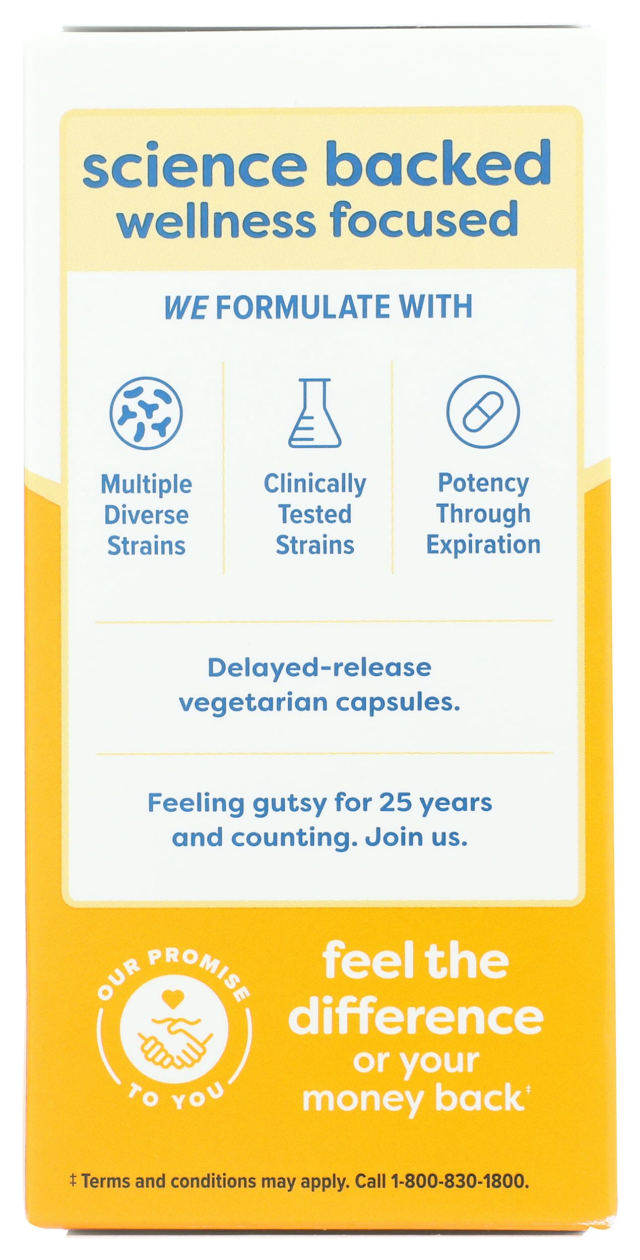 Etiqueta de Renew Life Everyday Probiotic con dosis diaria clara.