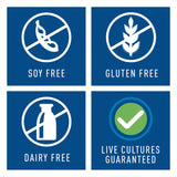 Etiqueta Renew Life Extra Care sin gluten sin lactosa y sin soja