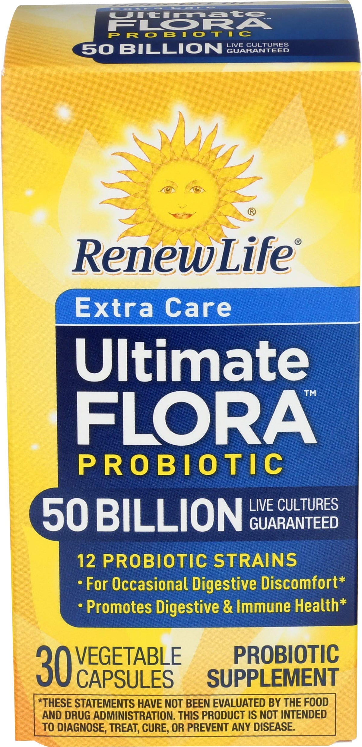 Renew Life Extra Care Probiotics cápsulas de liberación retardada para la digestión