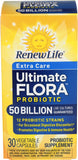 Renew Life Extra Care Probiotics cápsulas de liberación retardada para la digestión