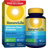 Renew Life Extra Care Probiotico cápsulas para apoyo digestivo diario