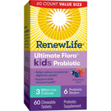 Renew Life Kids Probiotic cepas clínicamente probadas para niños.