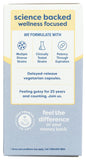Renew Life PROBIÓTICO 30B UF envase trasero con dosis e indicaciones.