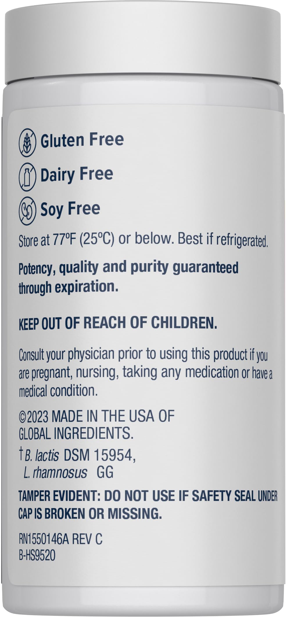 Renew Life Probiotic Mujeres, cápsulas con 12 cepas diversas para salud digestiva