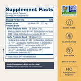 Renew Life Probiotico Mujer - capsulas: dosificacion diaria para salud general.